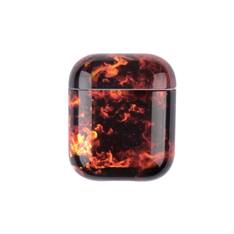 Coque Airpods Silicone Marbre