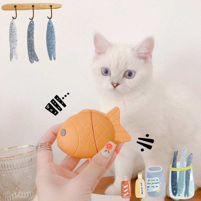 Coque Airpods Silicone Poisson Fun