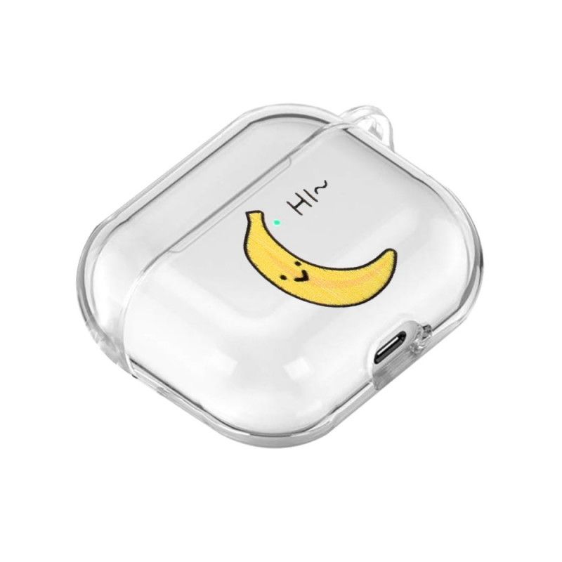 Coque Airpods Silicone Série Fruit Avec Mousqueton