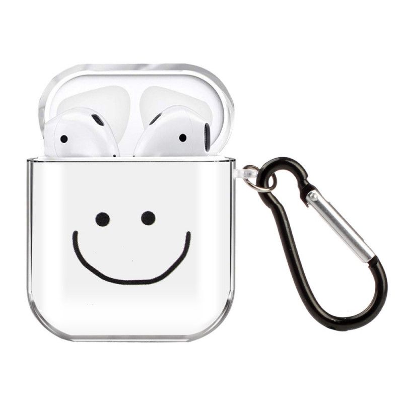 Coque Airpods Silicone Transparent Emoji