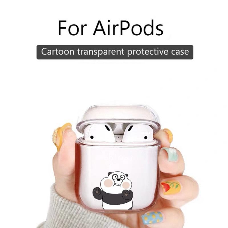 Coque Airpods Silicone Transparent Série Animal