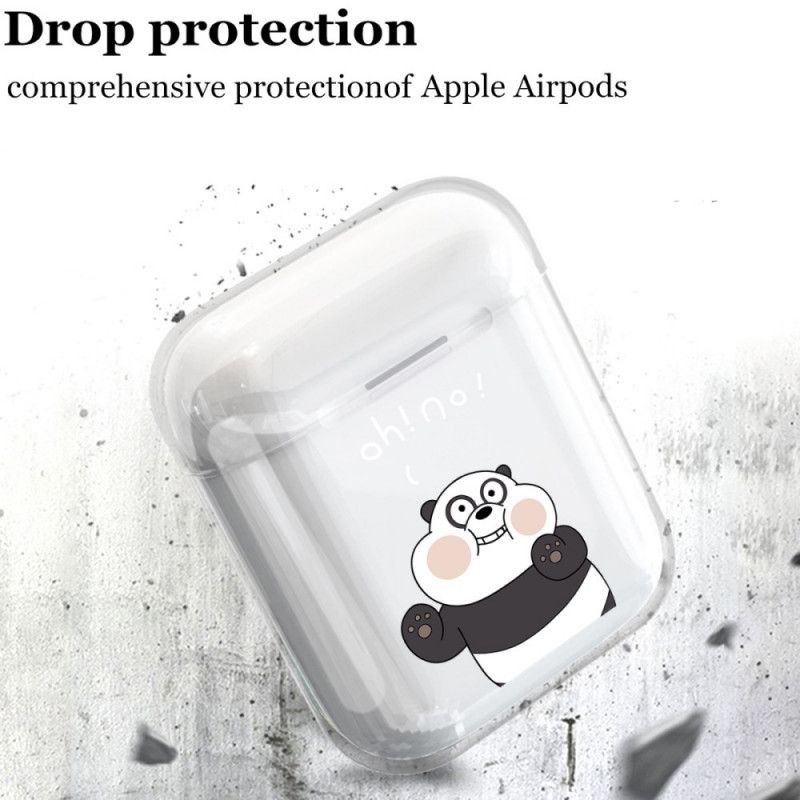 Coque Airpods Silicone Transparent Série Animal