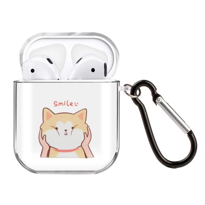 Coque Airpods Silicone Transparent Série Chat