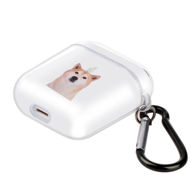 Coque Airpods Silicone Transparent Série Chien