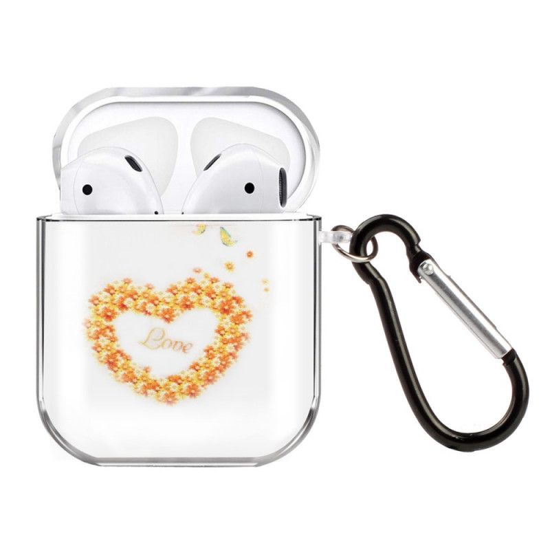 Coque Airpods Silicone Transparent Série Coeur