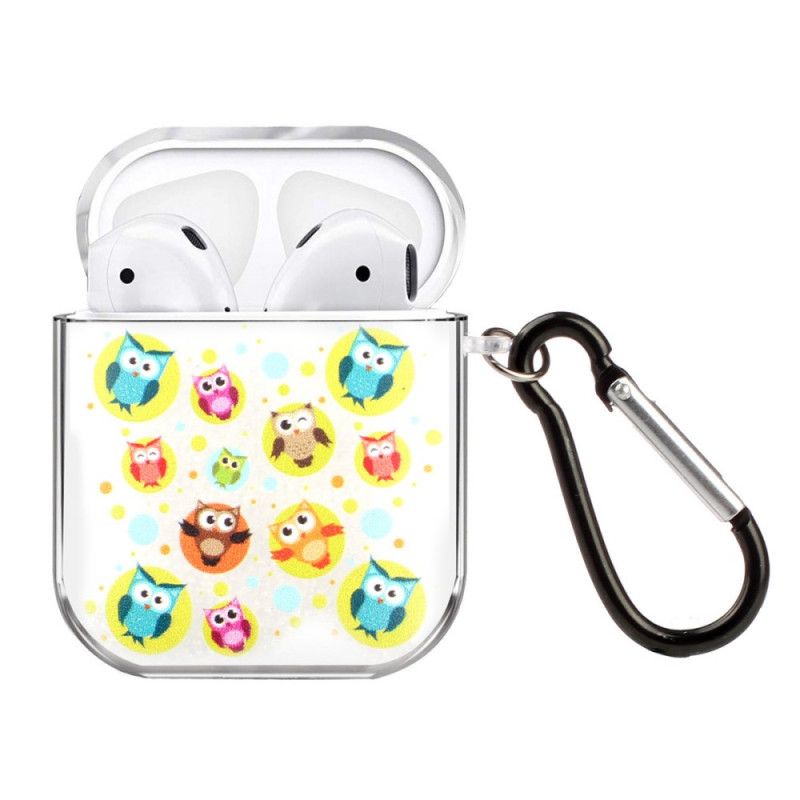 Coque Airpods Silicone Transparent Série Oiseau