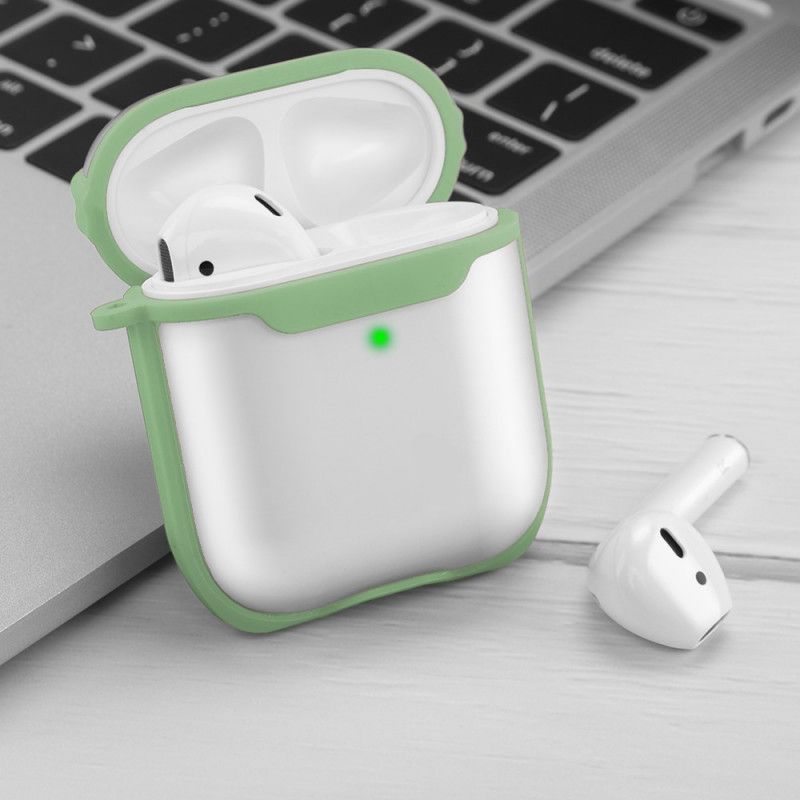 Coque Airpods Transparente Givrée