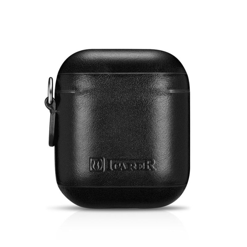 Coque Airpods Véritable Cuir Avec Lanière Icarer