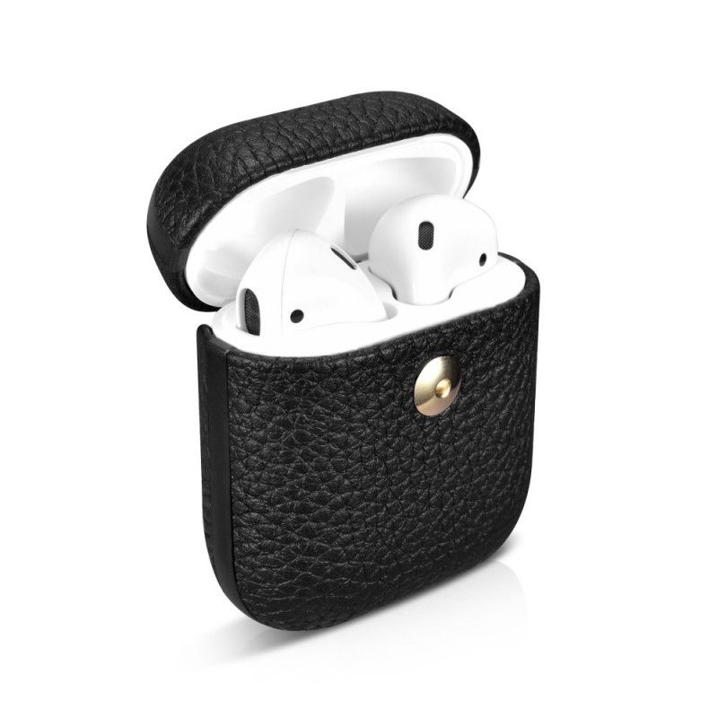 Coque Airpods Véritable Cuir Luxe Icarer