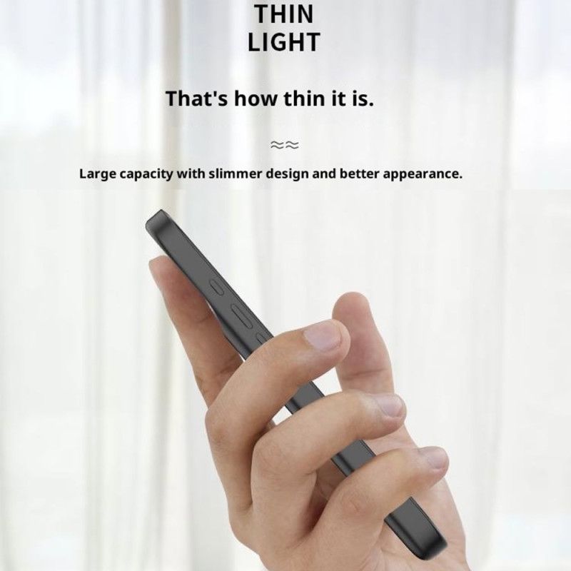 Coque Batterie Externe pour iPhone 17 Pro 5000mAh avec Support Intégré