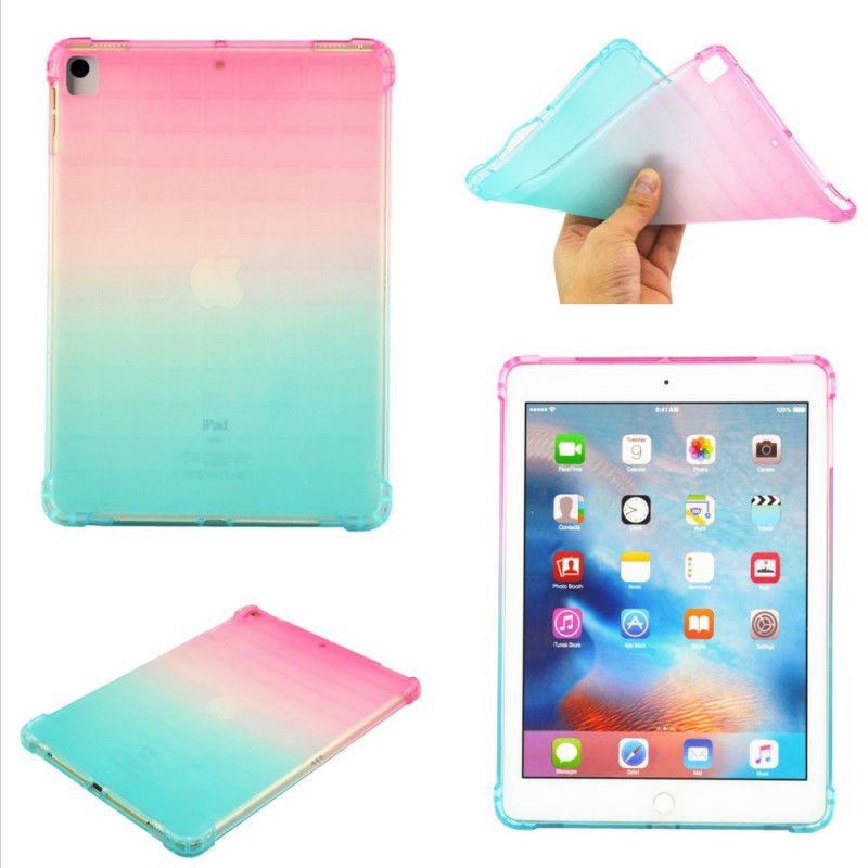 Coque iPad 10.2" (2019) Silicone Dégradé Couleurs