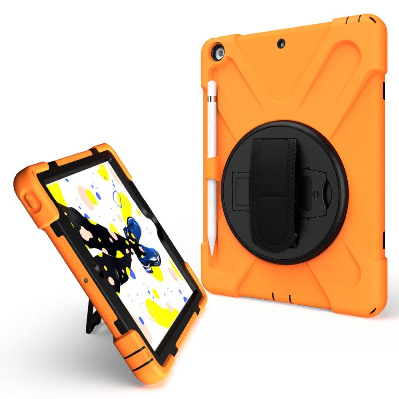 Coque iPad 10.2" (2020) (2019) Kids Support Mains Libres Et Sangle