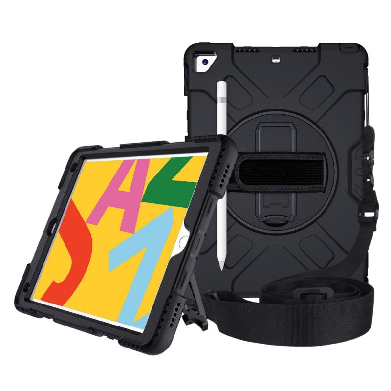 Coque iPad 10.2" (2020) (2019) Super Résistante Sangle Et Bandoulière