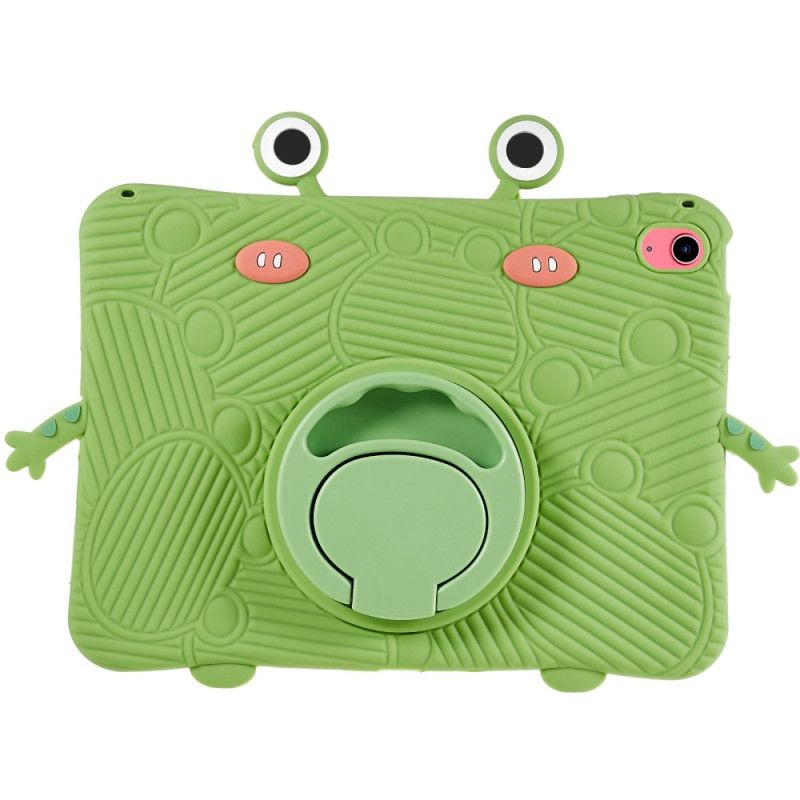 Coque iPad (2025) / 10.9 (2022) Grenouille et Support
