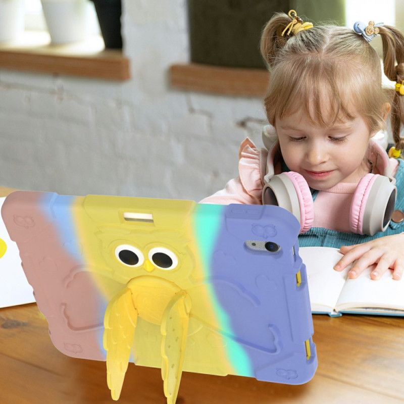 Coque iPad (2025) / 10.9 (2022) Kids Dégradé Papillon Support Rotatif