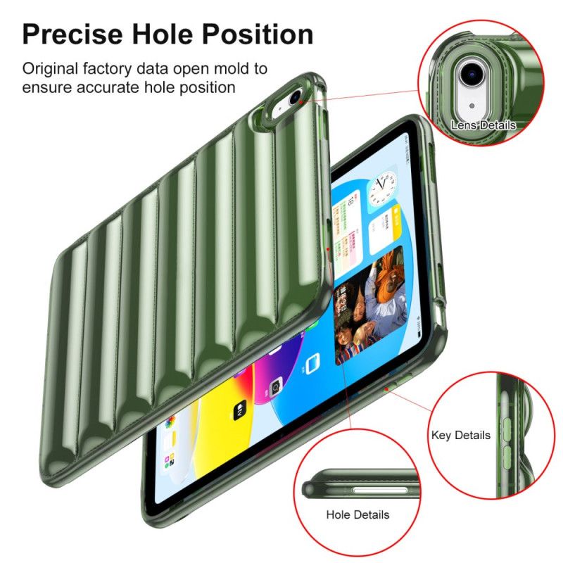 Coque iPad (2025) / 10.9 (2022) Style Doudoune