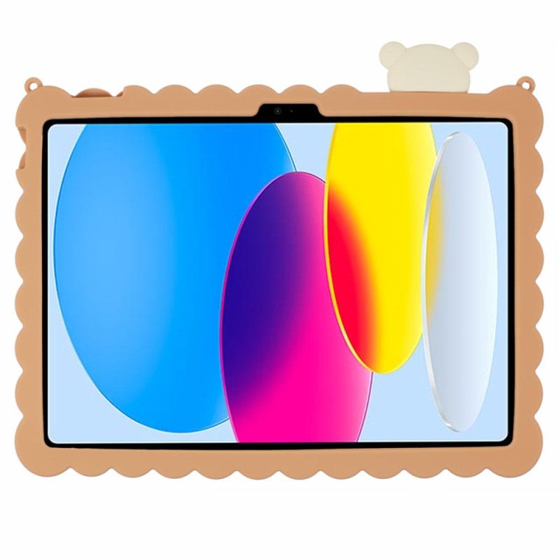 Coque iPad (2025) / 10.9 (2022) Support et Bandoulière Design Biscuit