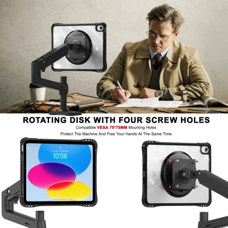 Coque iPad (2025) / 10.9 (2022) Transparente Support Intégré