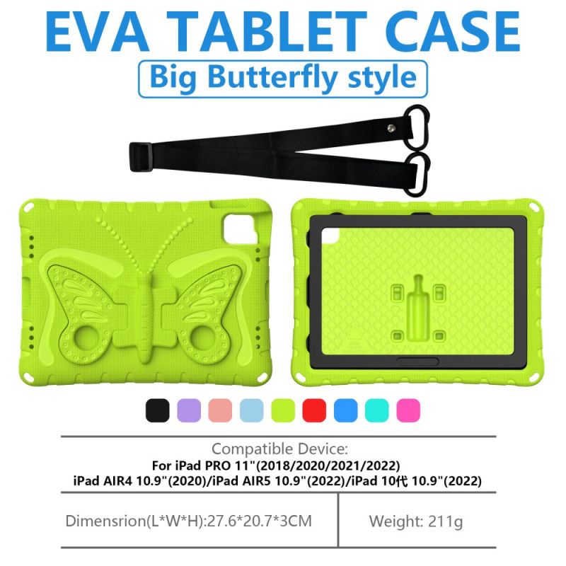 Coque iPad Air 13 (2025) (2024) / Pro 13 (2025) (2024) / Pro 12.9 pouces Papillons