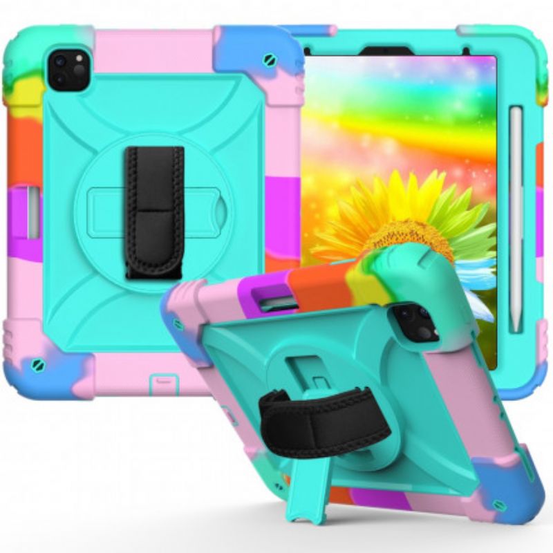 Coque iPad Pro 11" (2021) (2020) (2018) Sangle Et Bandoulière Colors