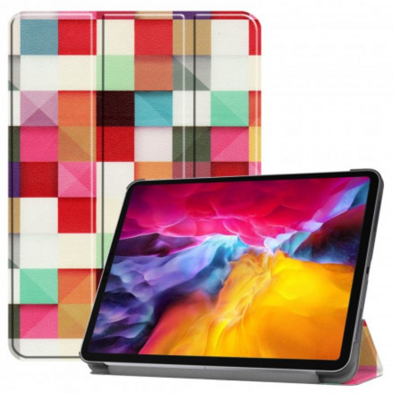 Coque iPad Pro 11" (2021) Porte-stylet Arlequin