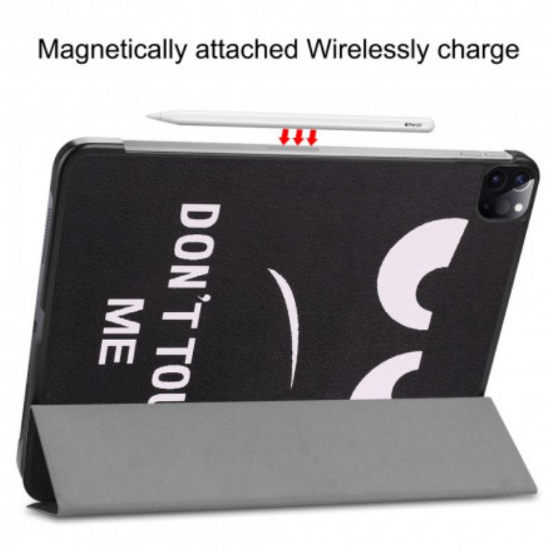 Coque iPad Pro 11" (2021) Porte-stylet Don't Touch Me