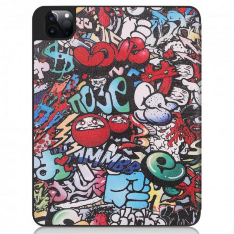 Coque iPad Pro 11" (2021) Porte-stylet Graffitis