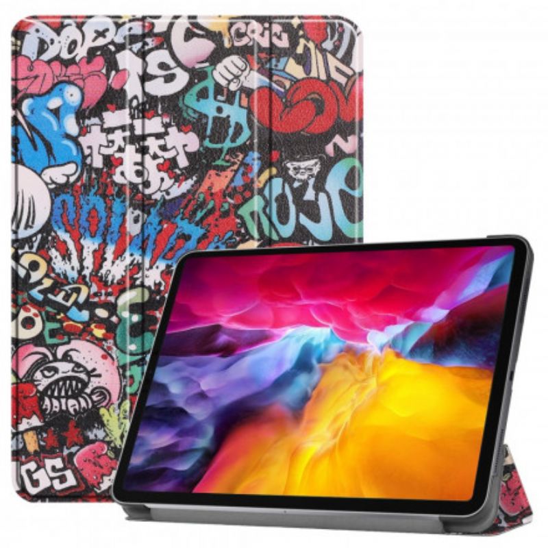 Coque iPad Pro 11" (2021) Porte-stylet Graffitis