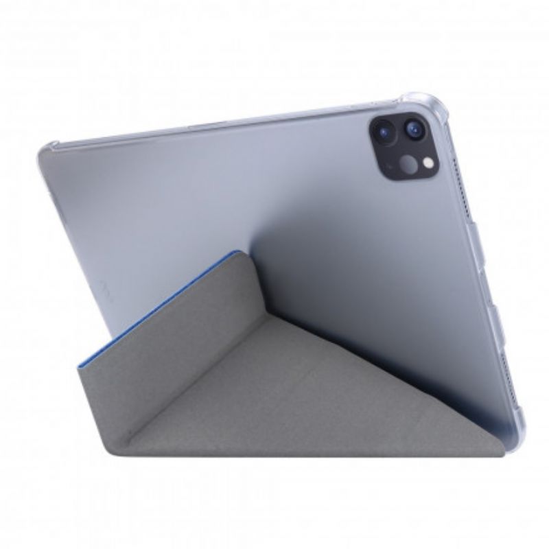 Coque iPad Pro 12.9" (2021) Simili Cuir Texture Soie
