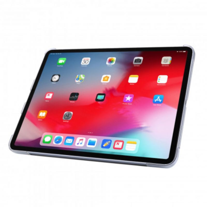 Coque iPad Pro 12.9" (2021) Simili Cuir Texture Soie