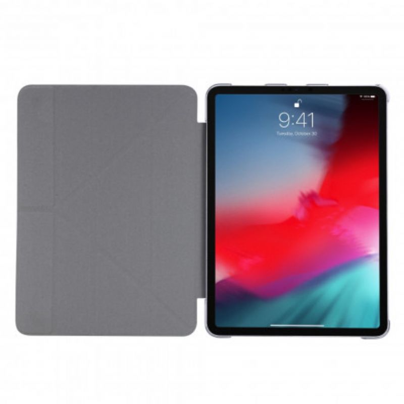 Coque iPad Pro 12.9" (2021) Simili Cuir Texture Soie