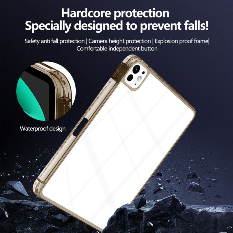 Coque iPad Pro 13 (2025) / 13 (2024) Design Transparent