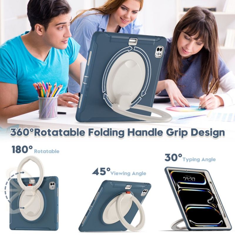 Coque iPad Pro 13 (2025) / 13 (2024) Poignée-Support et Porte-Stylet