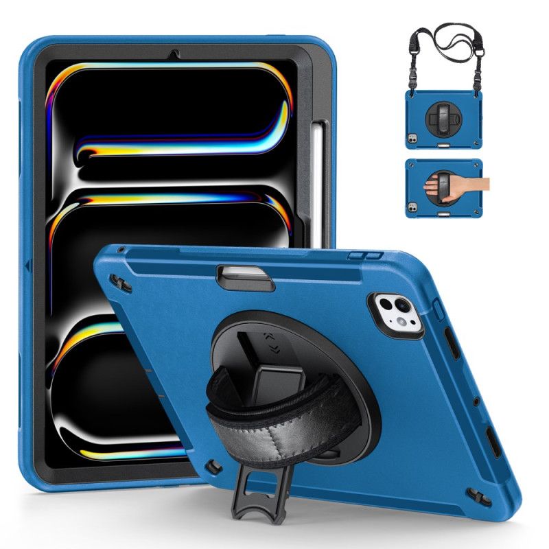Coque iPad Pro 13 (2025) / 13 (2024) Robuste Anneau-Support et Bandoulière