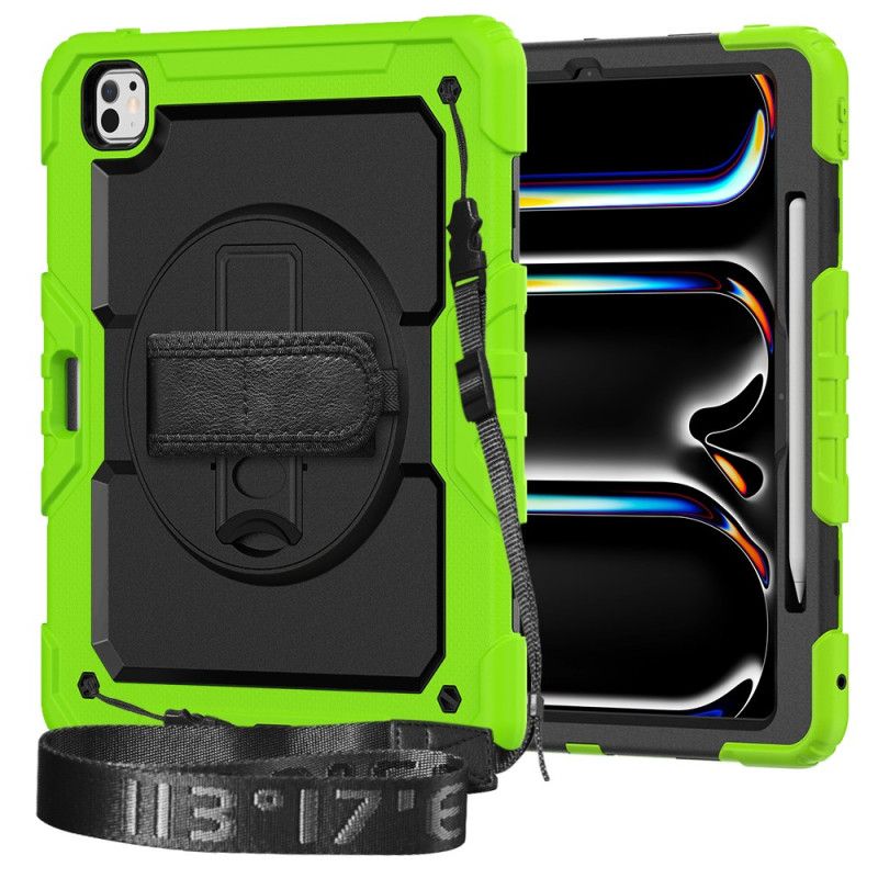 Coque iPad Pro 13 (2025) / 13 (2024) Robuste avec Film de Protection Écran et Bandoulière