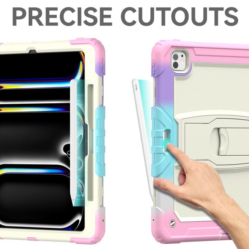 Coque iPad Pro 13 (2025) / 13 (2024) Robuste avec Porte-Stylo et Bandoulière