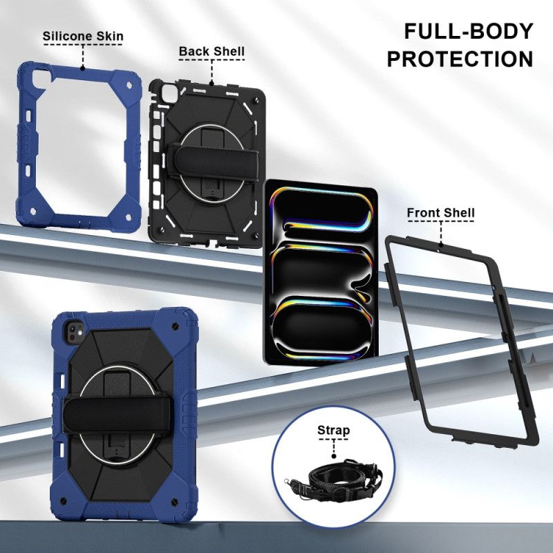 Coque iPad Pro 13 (2025) / 13 (2024) Sangle Manuelle et Bandoulière