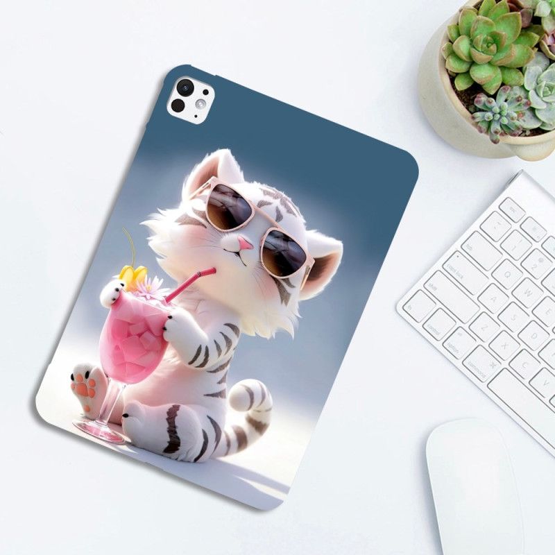 Coque iPad Pro 13 (2025) / 13 (2024) Tigre Cartoon