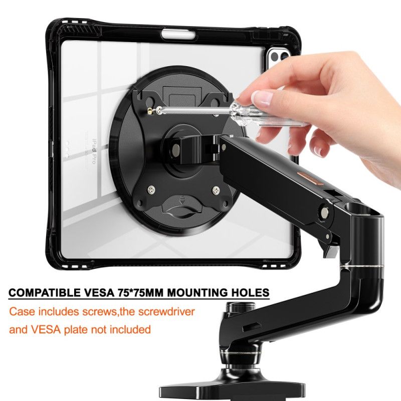 Coque iPad Pro 13 (2025) / 13 (2024) Transparente avec Support