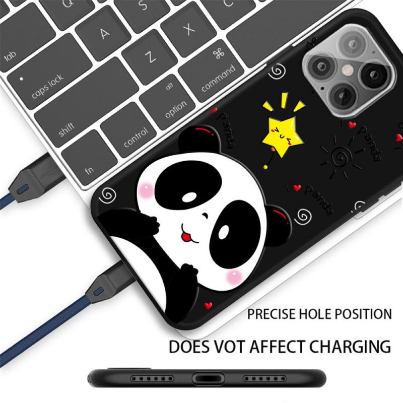 Coque iPhone 1 / 12 Pro Étoile Panda