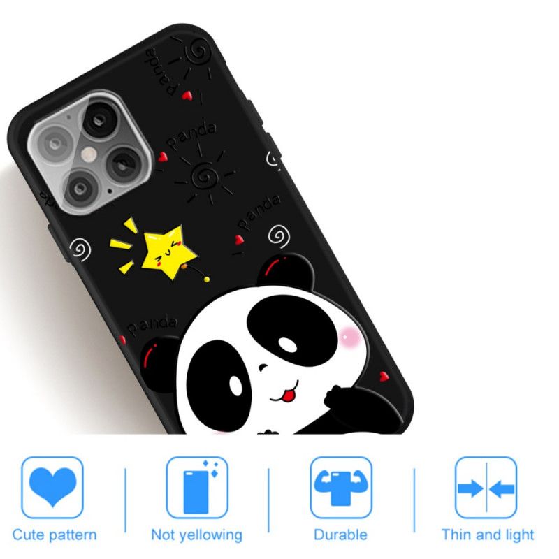 Coque iPhone 1 / 12 Pro Étoile Panda