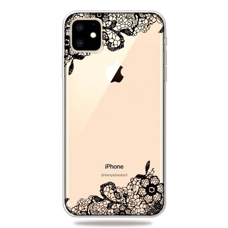 Coque iPhone 11 Dentelle Fine