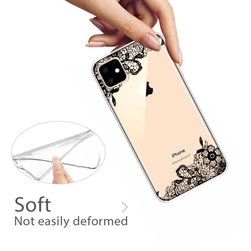 Coque iPhone 11 Dentelle Fine