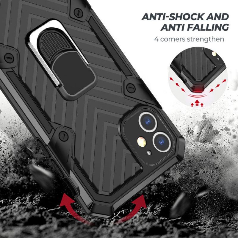 Coque iPhone 11 Détachable Anneau-support