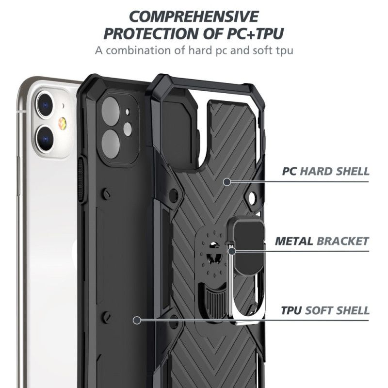 Coque iPhone 11 Détachable Anneau-support