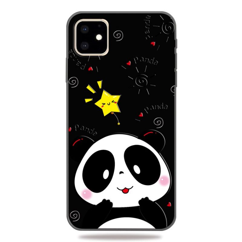 Coque iPhone 11 Étoile Panda