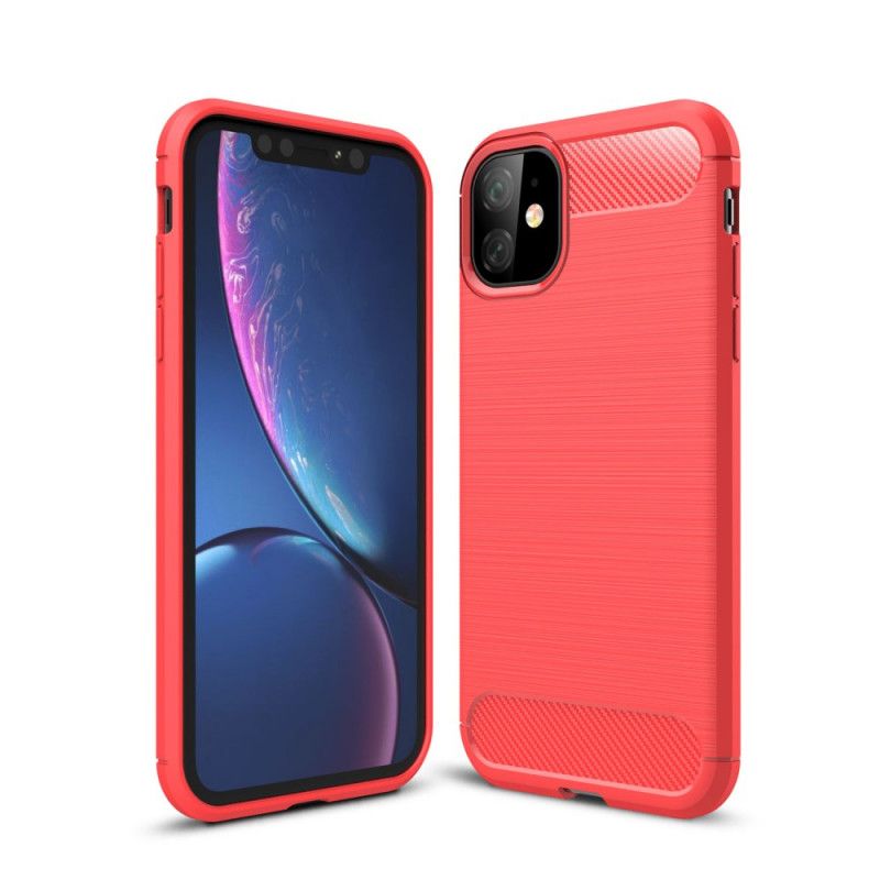 Coque iPhone 11 Fibre Carbone Brossée