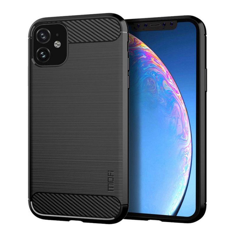 Coque iPhone 11 Fibre Carbone Brossée Mofi