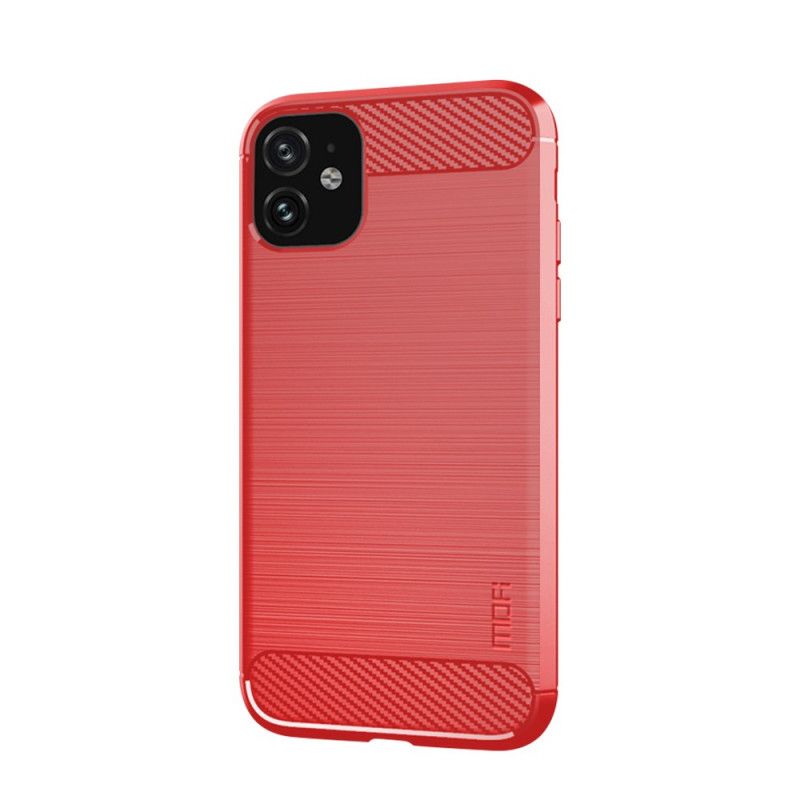 Coque iPhone 11 Fibre Carbone Brossée Mofi