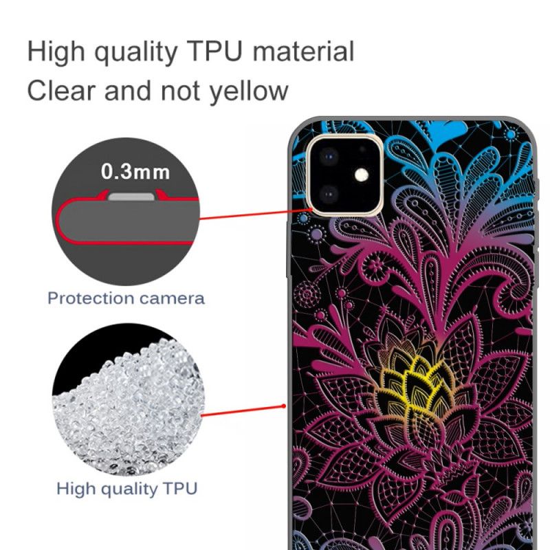 Coque iPhone 11 Florale Intensément Coloré